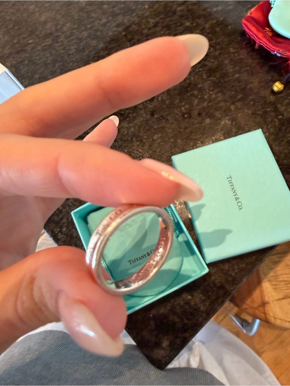 Tiffany & Co. 1887 Silver Band Ring
